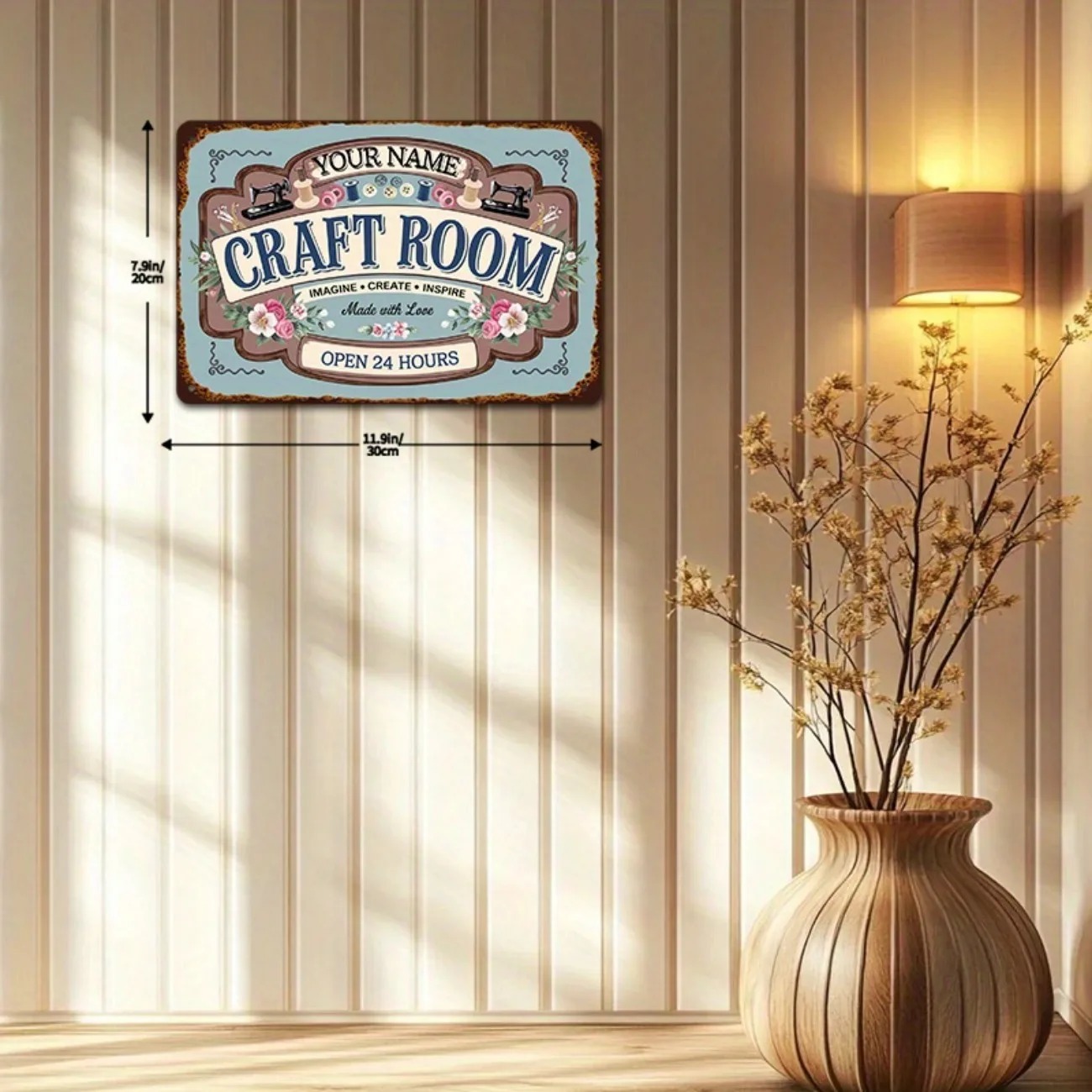 ป้ายห้องงานฝีมือโลหะแบบกำหนดเอ - Art Craft Names บทวิจารณ์และราคา