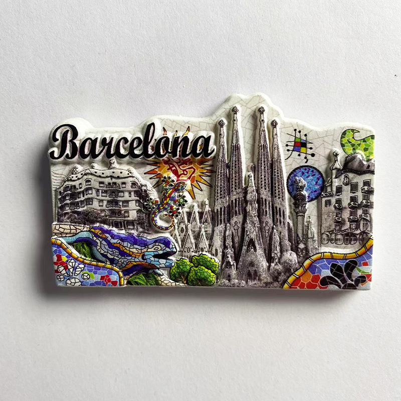 บาร์เซโลนาของที่ระลึกตกแต่งบ้า - Art Craft Magnet บทวิจารณ์และราคา