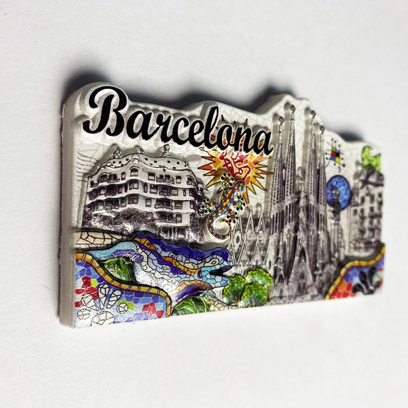 บาร์เซโลนาของที่ระลึกตกแต่งบ้า - Art Craft Magnet บทวิจารณ์และราคา