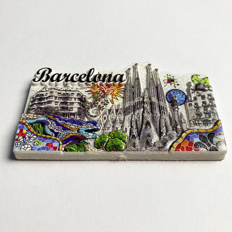 บาร์เซโลนาของที่ระลึกตกแต่งบ้า - Art Craft Magnet บทวิจารณ์และราคา