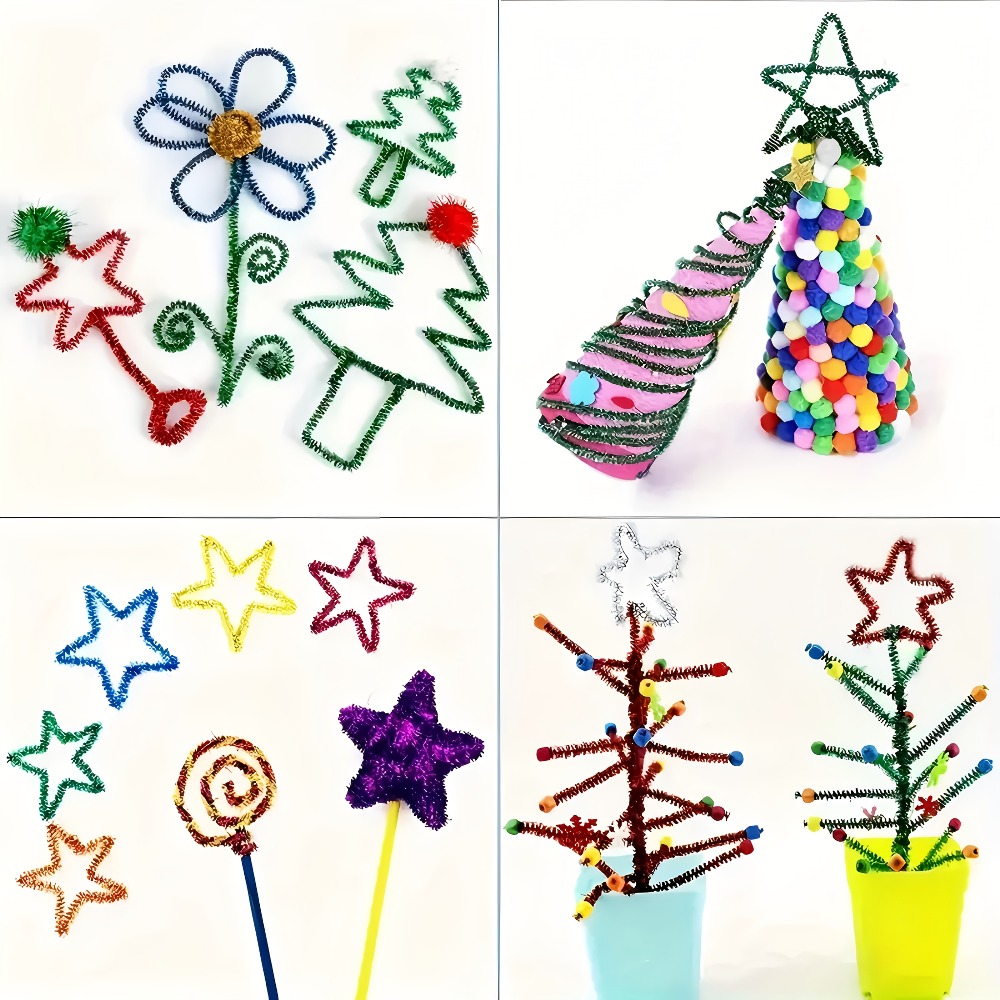 100 ชิ้น ลวดตกแต่งแบบมีประกาย  - Art Craft Earth Day บทวิจารณ์และราคา
