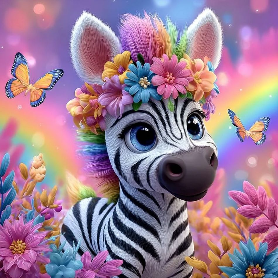GATYZTORY ภาพวาดเพชรสำหรับผู้เ - Art Craft Zebra บทวิจารณ์และราคา