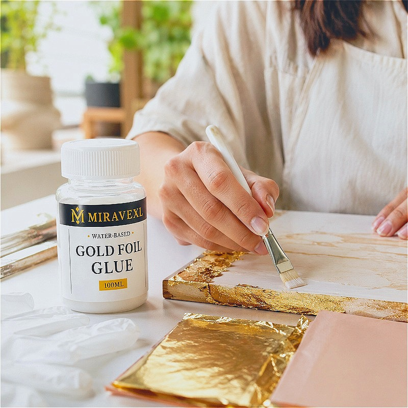 ชุดกาวฟอยล์สีทองแบบน้ำ 50/100  - Art Craft Earth Day บทวิจารณ์และราคา