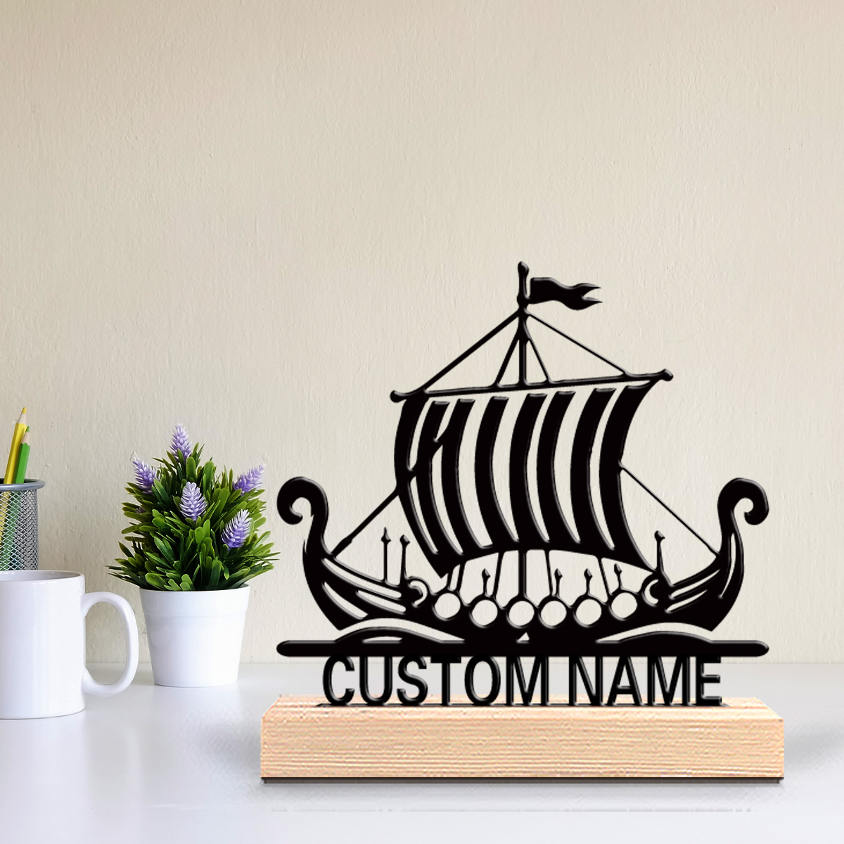 เรือใบโลหะตกแต่งบ้าน 1 ชิ้น งา - Art Craft Names บทวิจารณ์และราคา