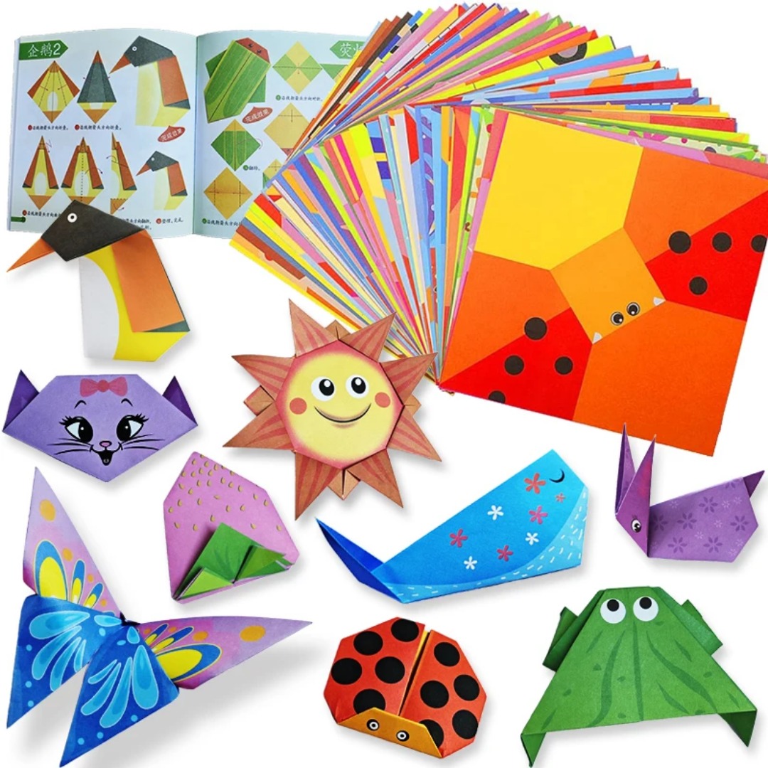 ชุดอุปกรณ์พับกระดาษโอริกามิใหม - Art Craft 3 Year Old บทวิจารณ์และราคา