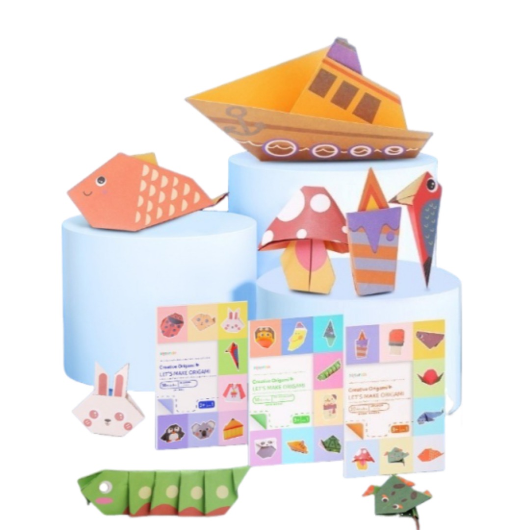 ชุดอุปกรณ์พับกระดาษโอริกามิใหม - Art Craft 3 Year Old บทวิจารณ์และราคา