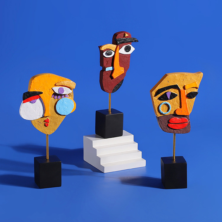 งานศิลปะเรซิ่นรูปปั้นหน้าคนนาม - Art Craft Cafe บทวิจารณ์และราคา