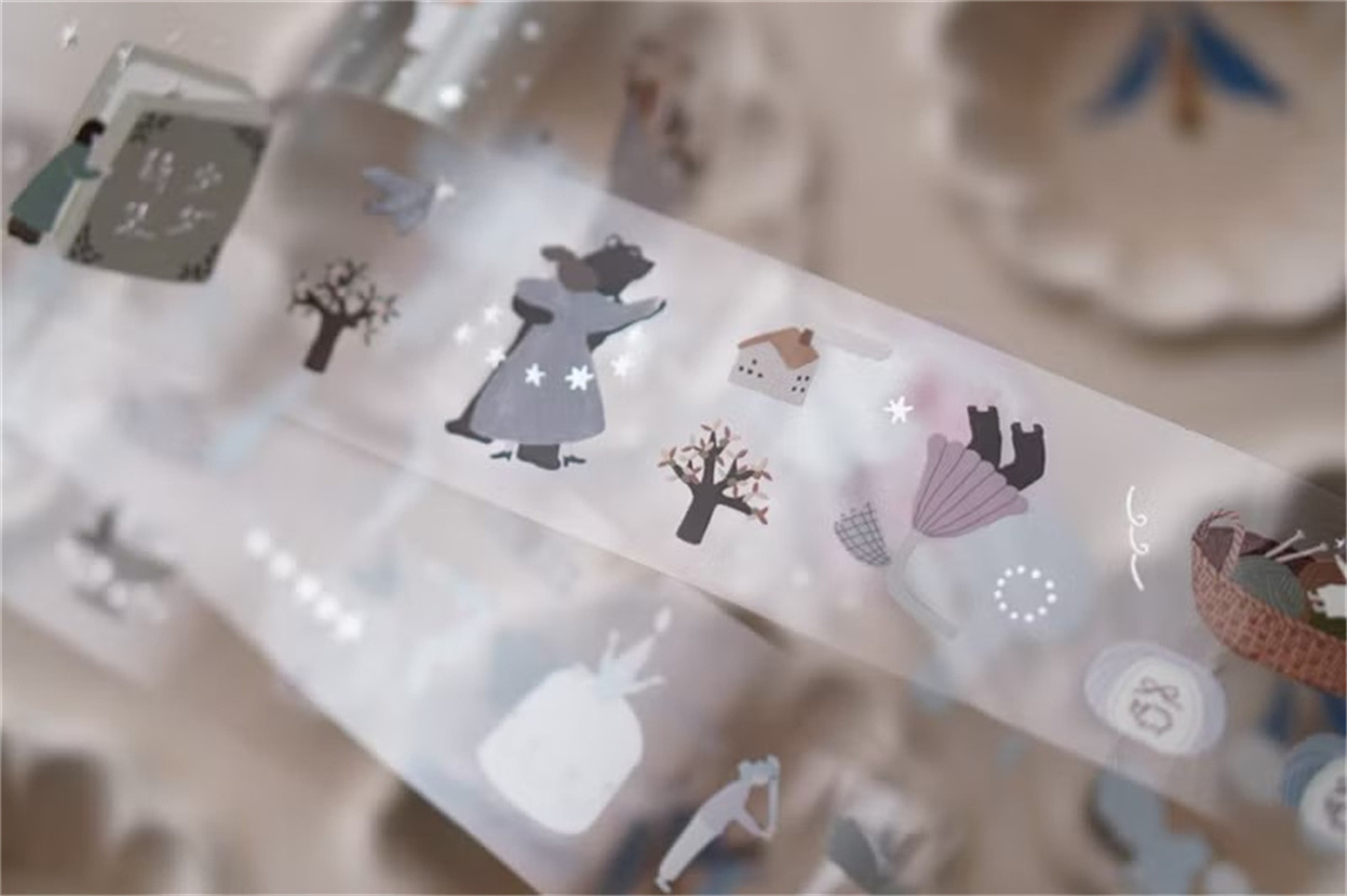 1 ห่วง Ivy Snow Vintage วันน่า - Washi Tape Rolls บทวิจารณ์และราคา