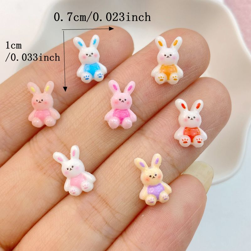 เรซิ่นเล็บผสมใหม่50ชิ้นเสน่ห์ข - Art Craft Rabbit บทวิจารณ์และราคา