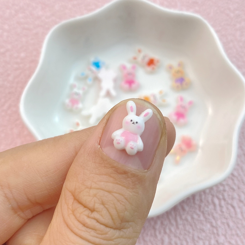 เรซิ่นเล็บผสมใหม่50ชิ้นเสน่ห์ข - Art Craft Rabbit บทวิจารณ์และราคา