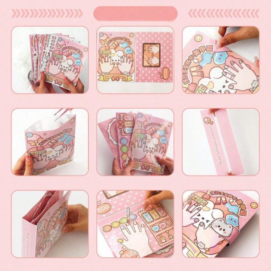 หนังสือสติกเกอร์ทำเล็บ DIY สีช - Art Craft 3 Year Old บทวิจารณ์และราคา