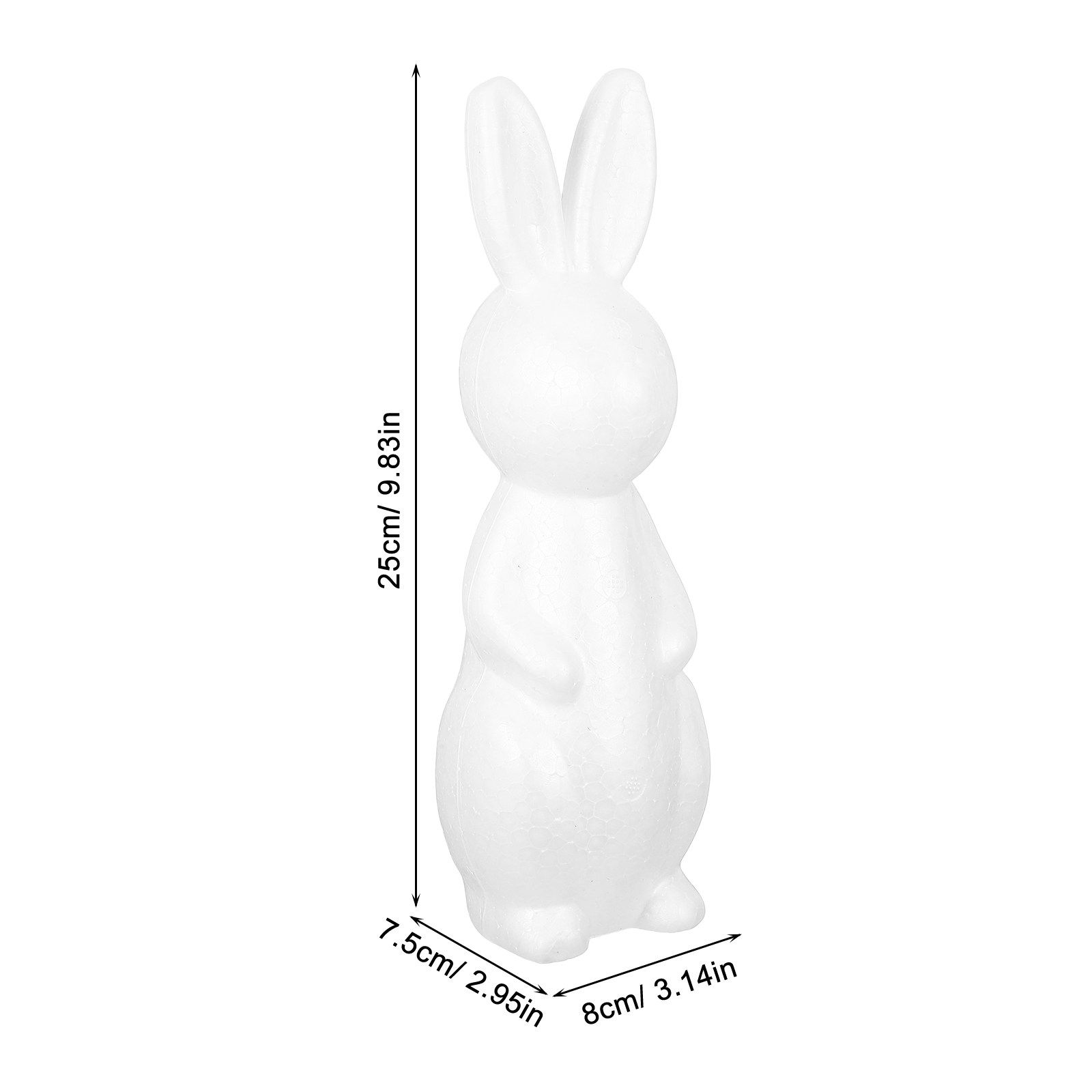 โฟมรูปกระต่ายสีขาว 2 ชิ้น สำหร - Art Craft Rabbit บทวิจารณ์และราคา