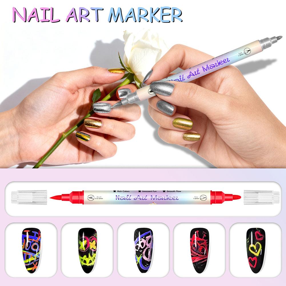 ปากกามาร์คเกอร์เพ้นท์เล็บ 12 ส - Illustration Marker Set บทวิจารณ์และราคา