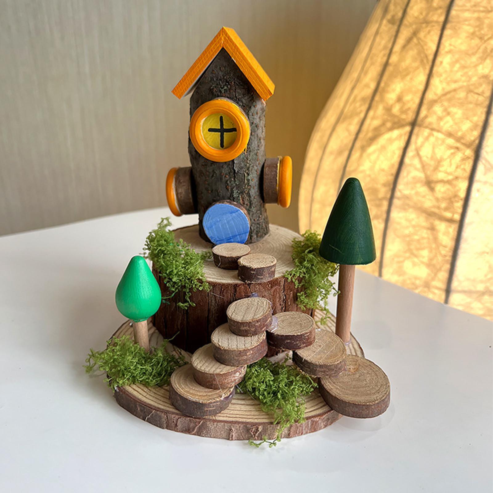ชุดงานฝีมือไม้สำหรับเด็กสำหรับ - Art Craft Building บทวิจารณ์และราคา